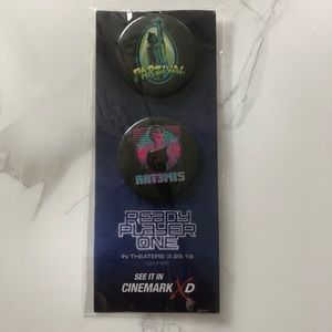READY PLAYER ONE BUTTONS/BADGES/PINS